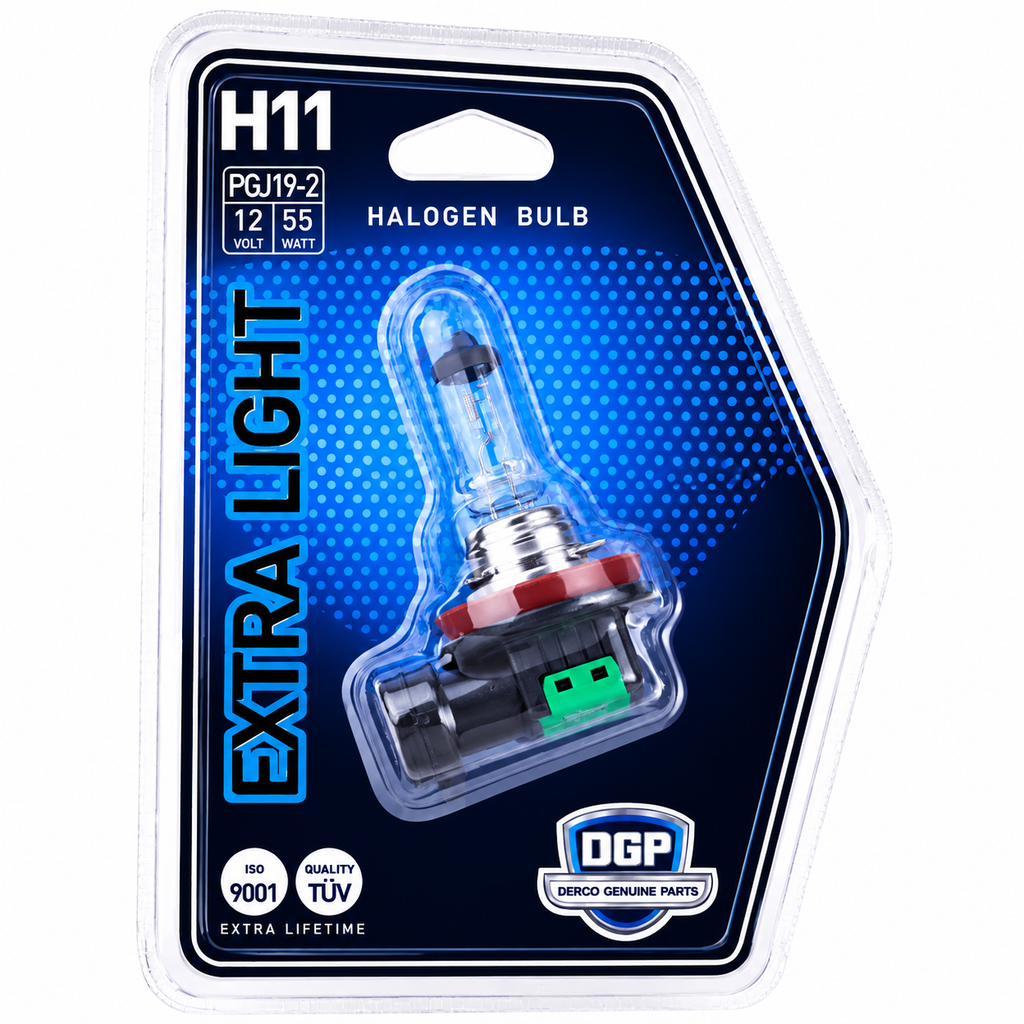 [H11] BOMBILLO DGP EXTRA LIGHT TIPO H11 12V 55W